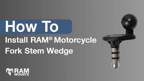 Ram Motorcycle Fork Stem Wedge Kogel Base