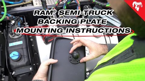 Ram Semi Truck Backing Plate Mounting Instructies