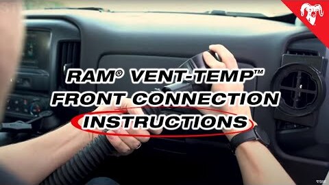 Ram Vent Temp Front Connection Instructies